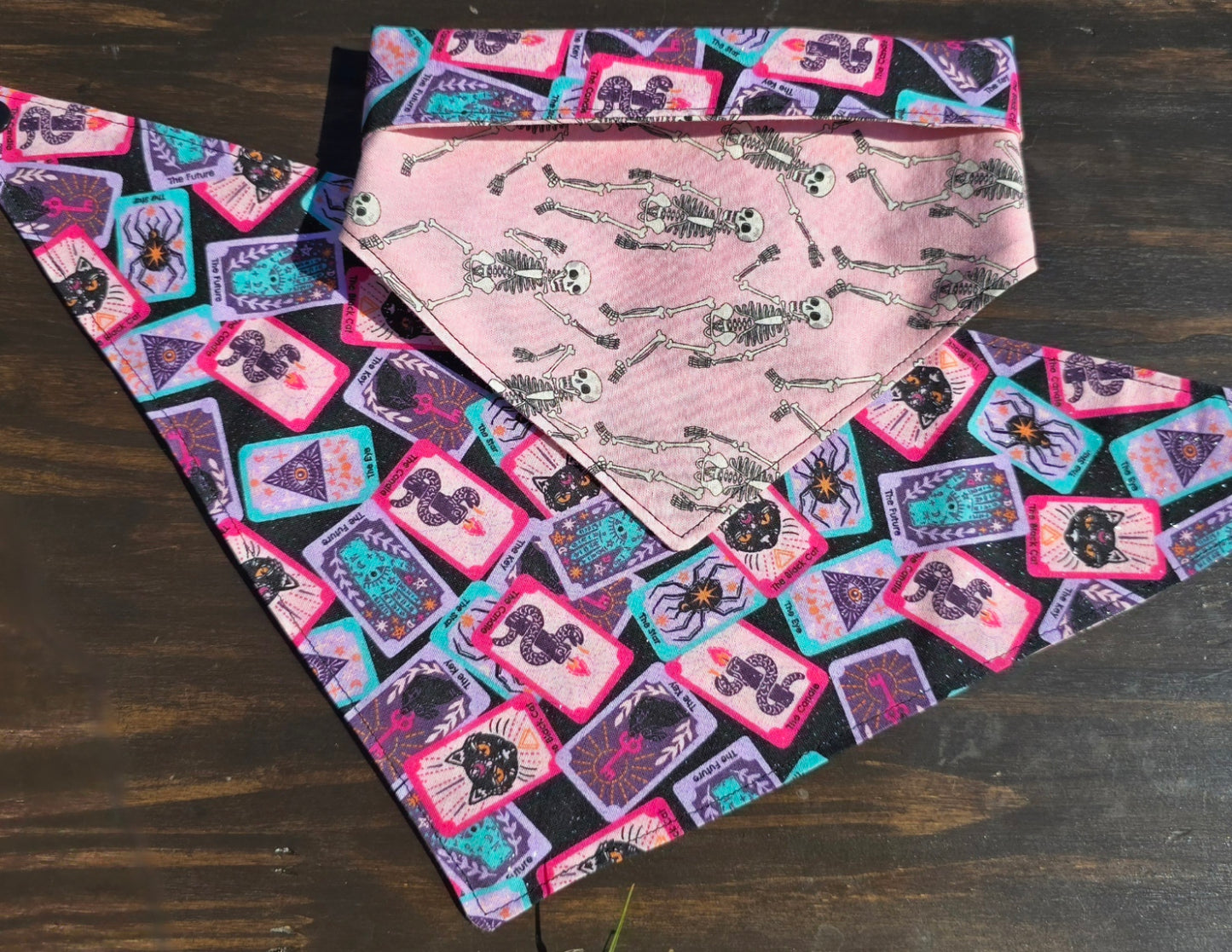 Skeletons & Tarot cards Bandana