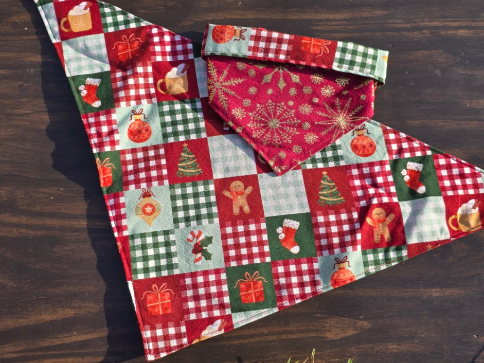 Gold snow bandana