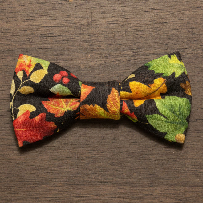 Fall Leaves Bow Tie