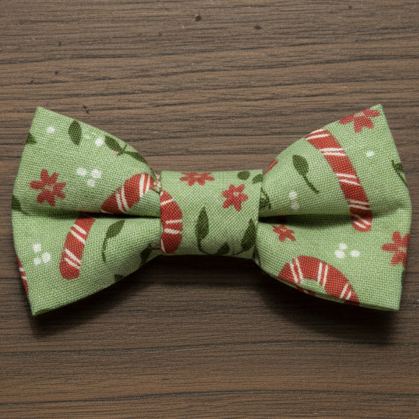 Candy Cane Bow Tie