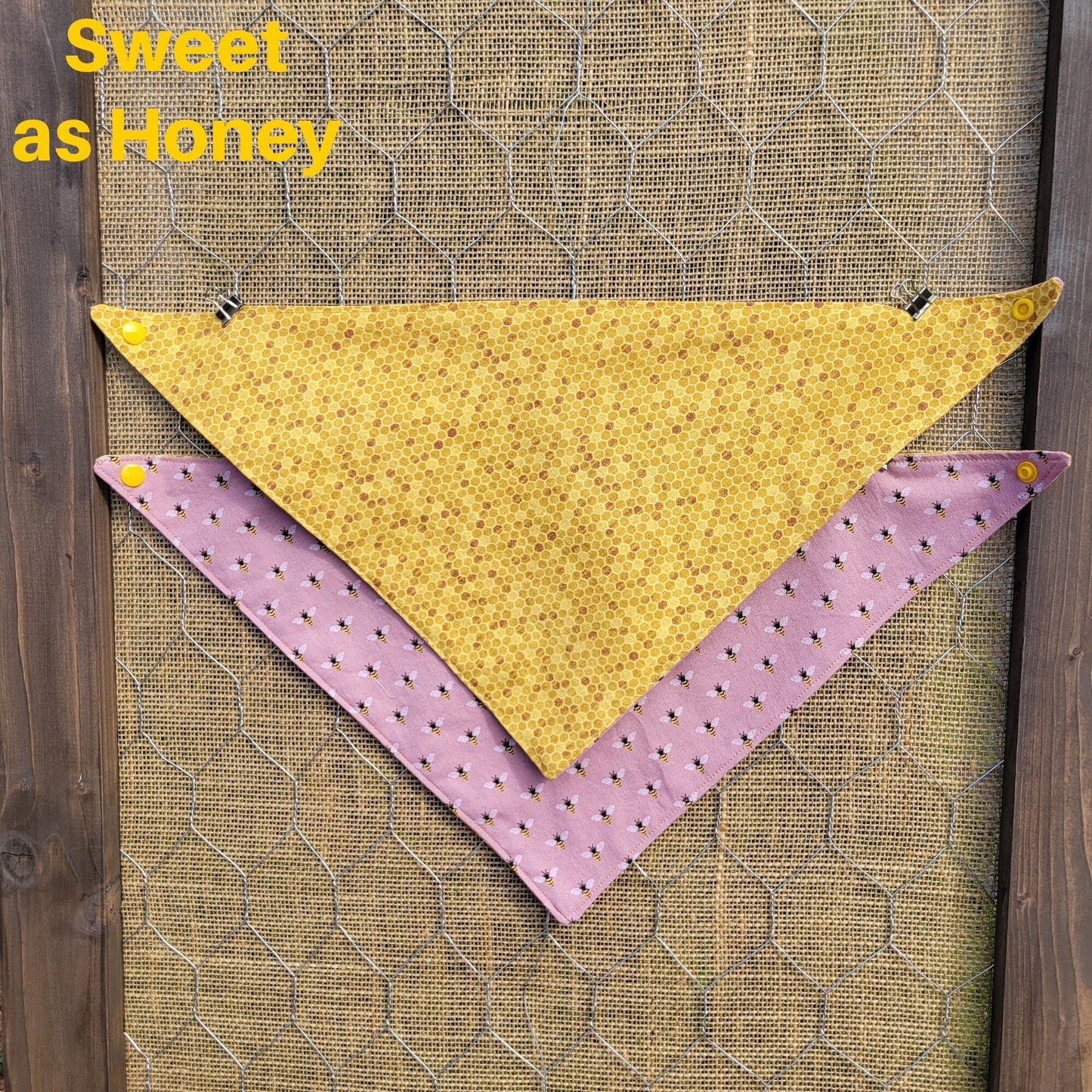 Sweet as Honey Reversible Bandana