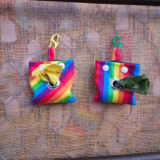 Rainbow Pride Poop Bag Holder