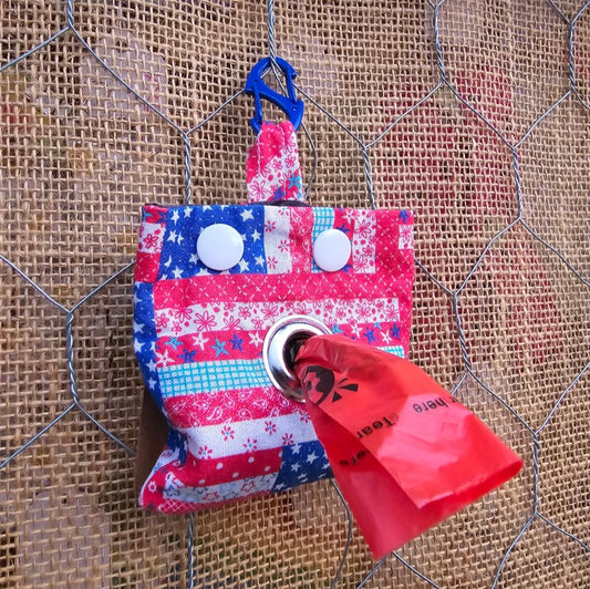 Patriotic Poop Bag Holder