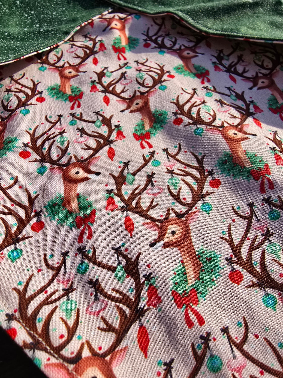 Festive reindeer bandana