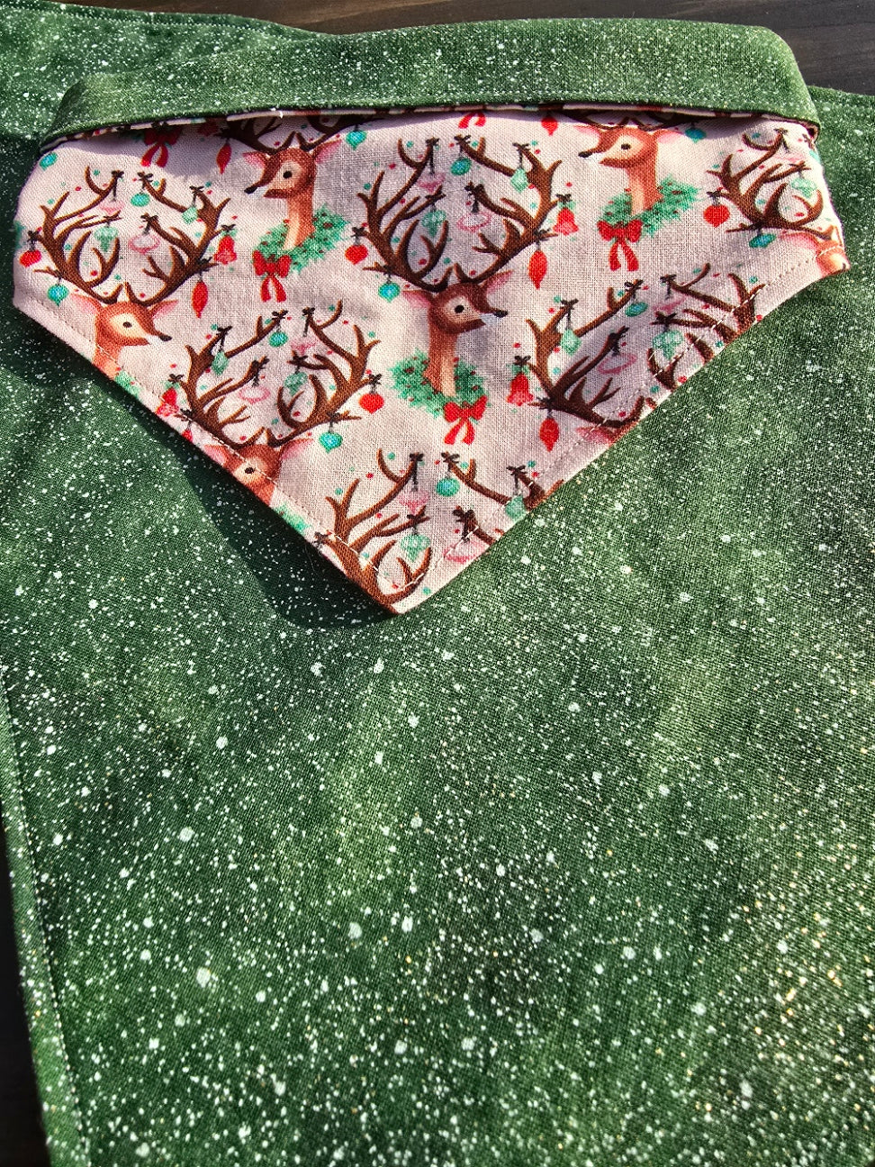 Festive reindeer bandana