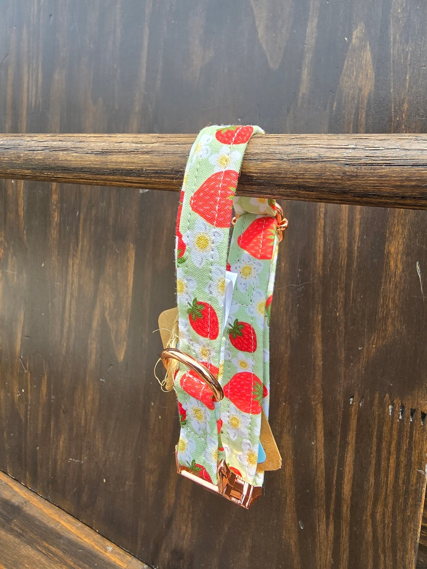 Strawberry Blossom Dog Collar