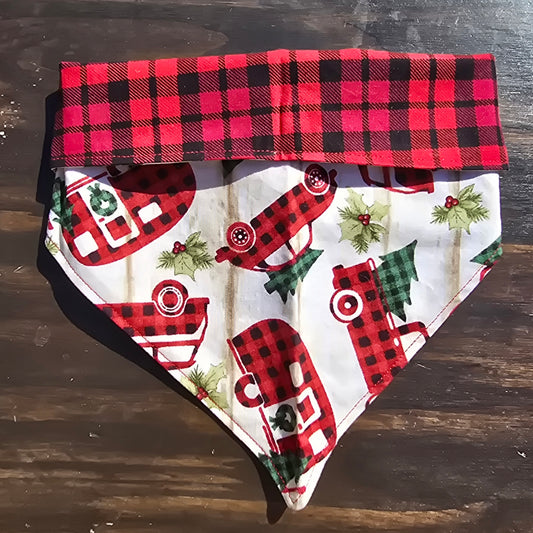 Buffalo plaid trucks
