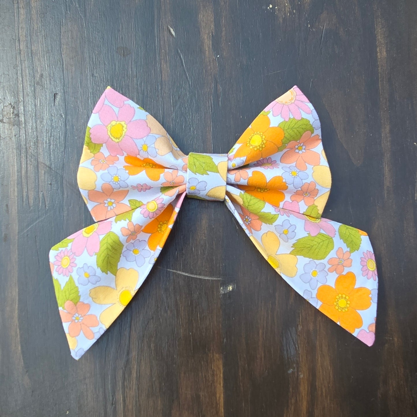 Floral Sailor Bow