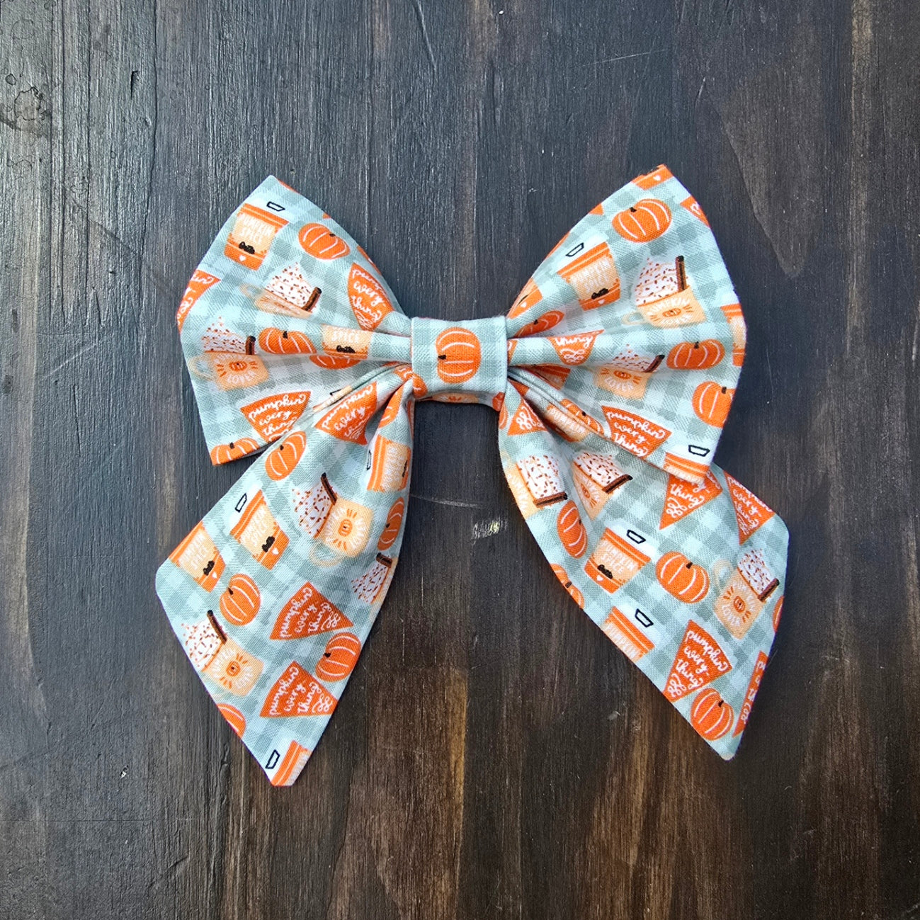 Pumpkin Spice Sailor Bow