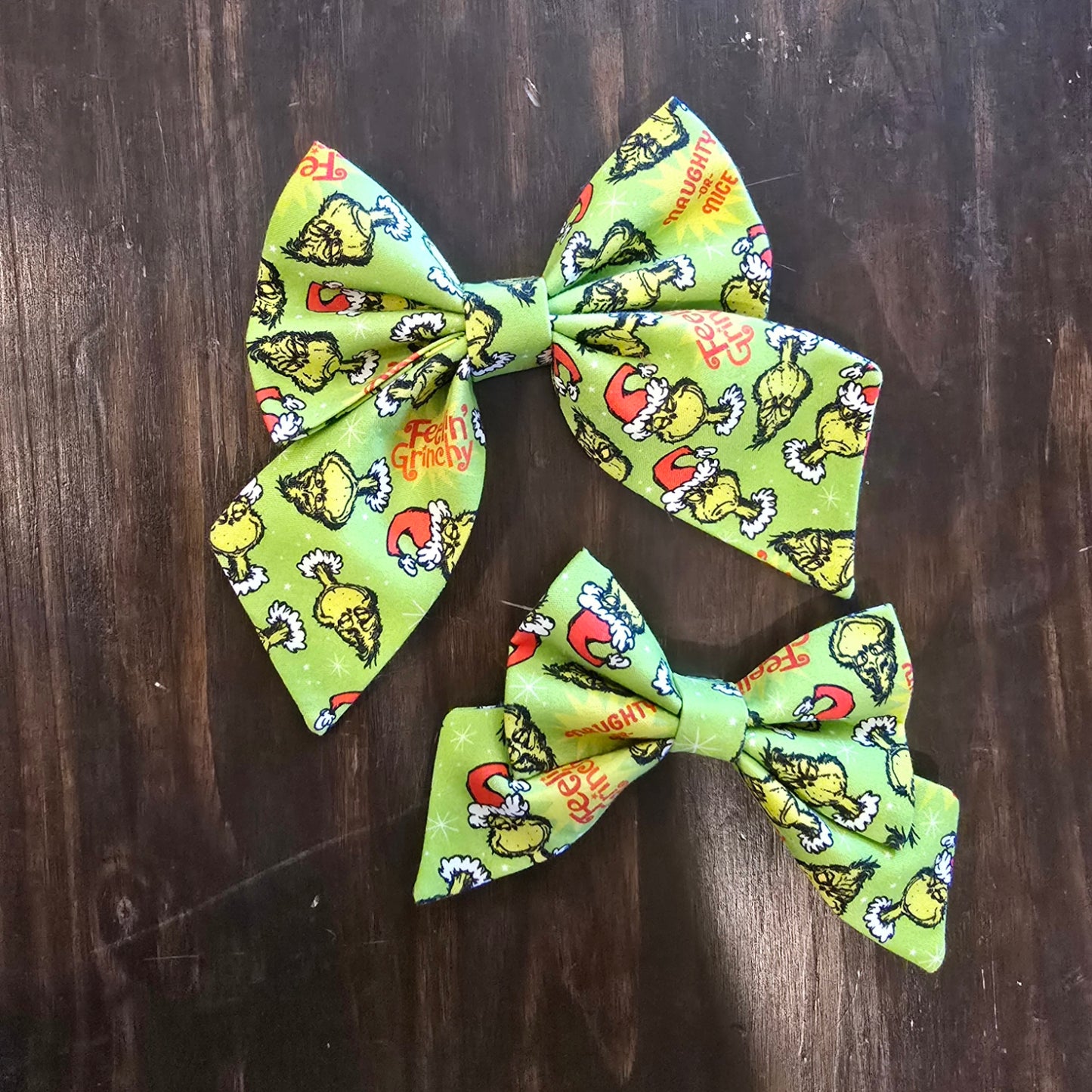 Grinch Sailor Bow