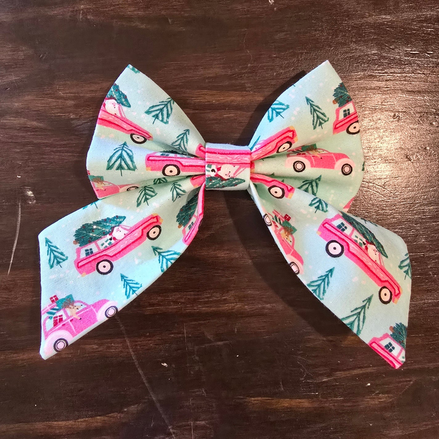Christmas Truck Sailor Bow