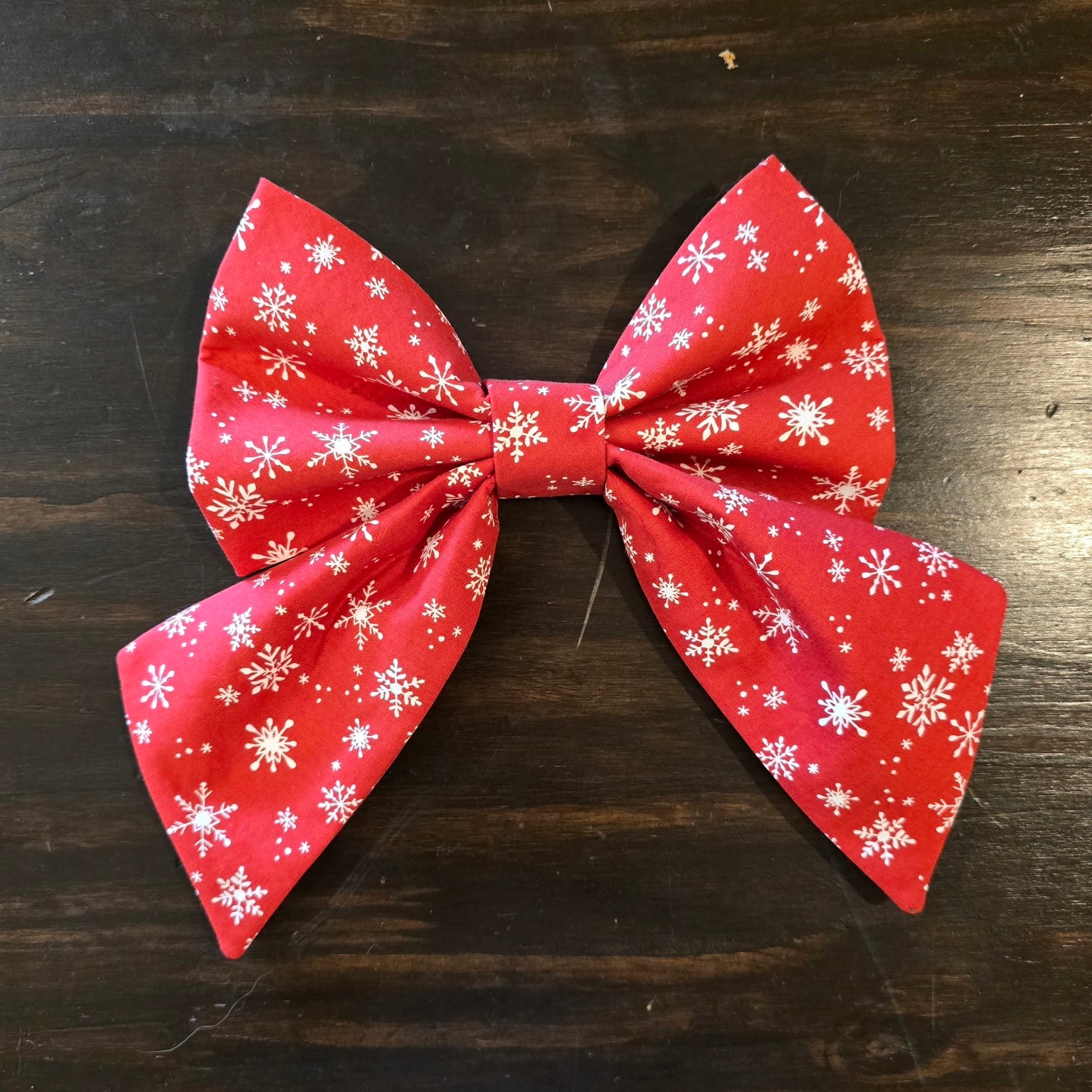 Frosty Snow Sailor Bow