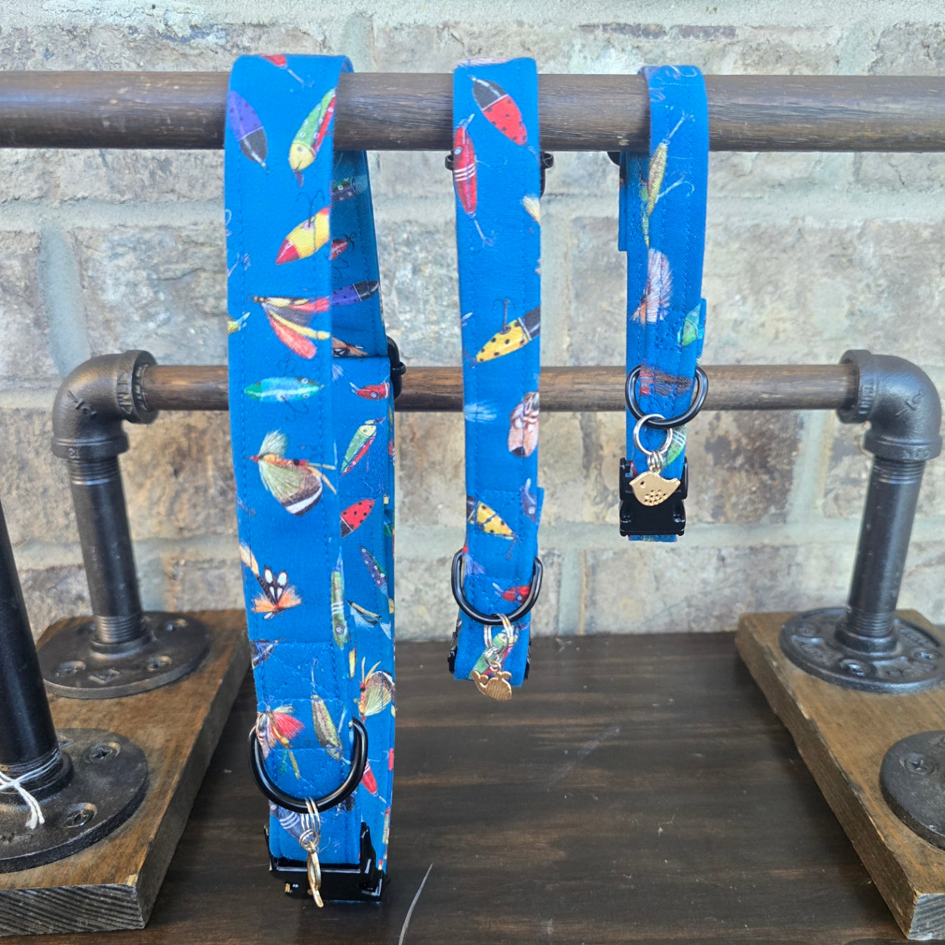 Blue Fishing Lures Collar