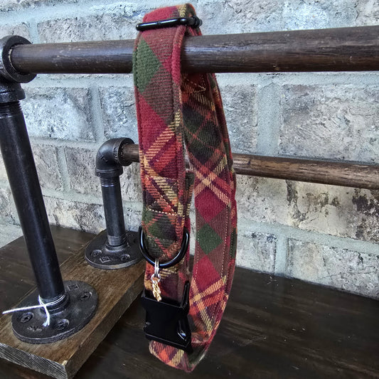 Flannel Plaid Collar