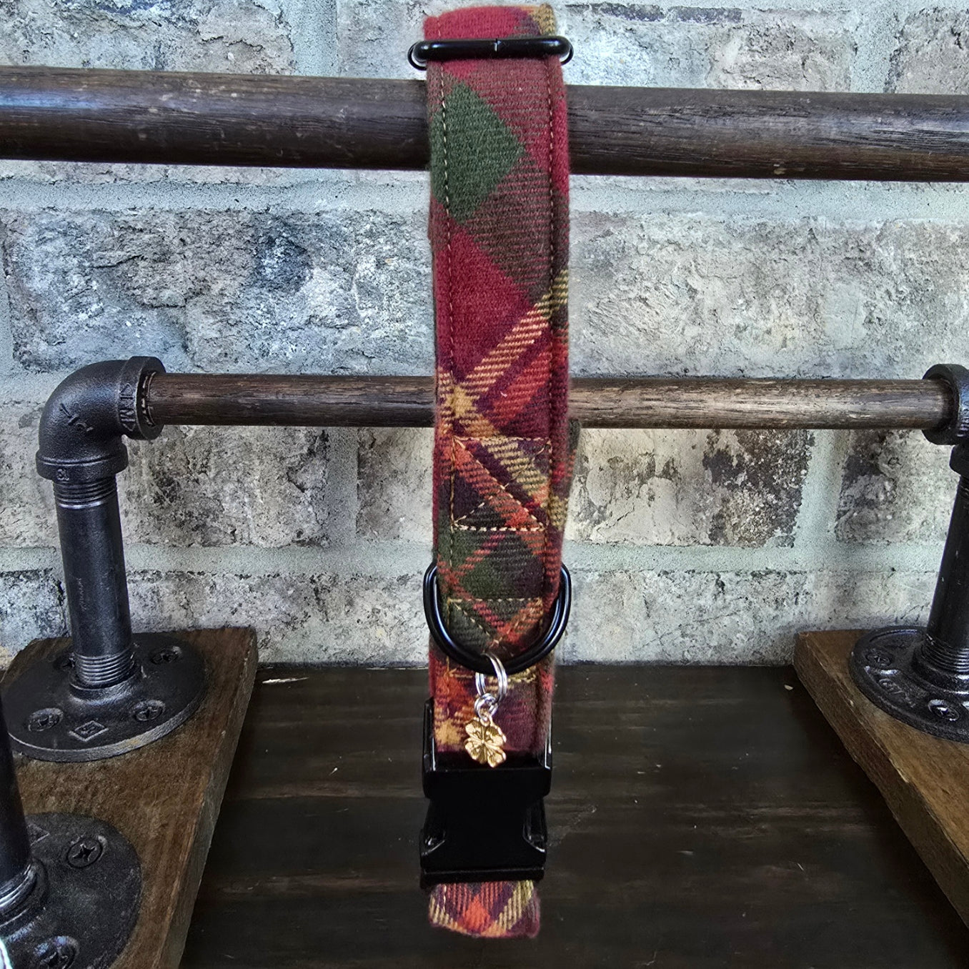 Flannel Plaid Collar