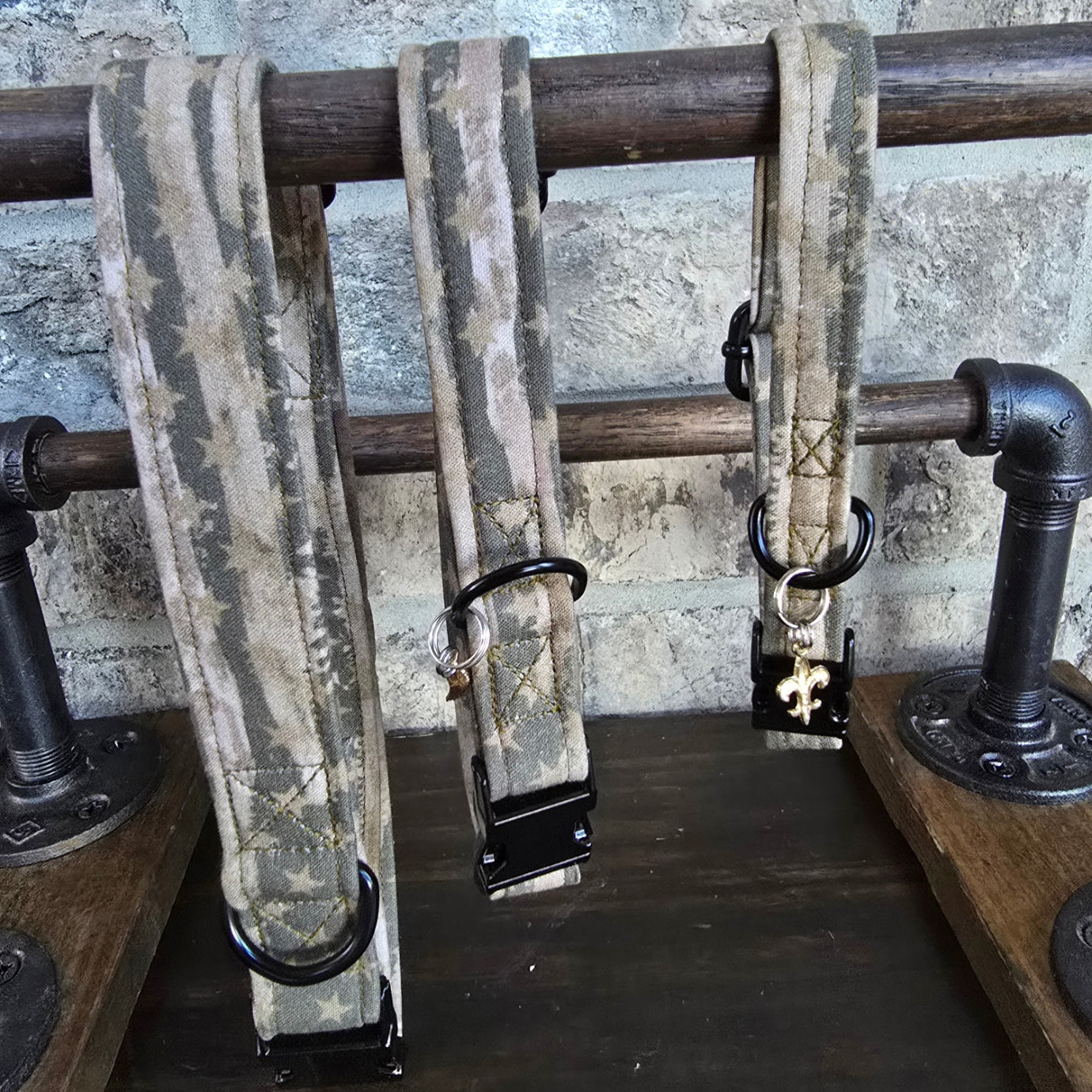 Green Camo Flag Collar