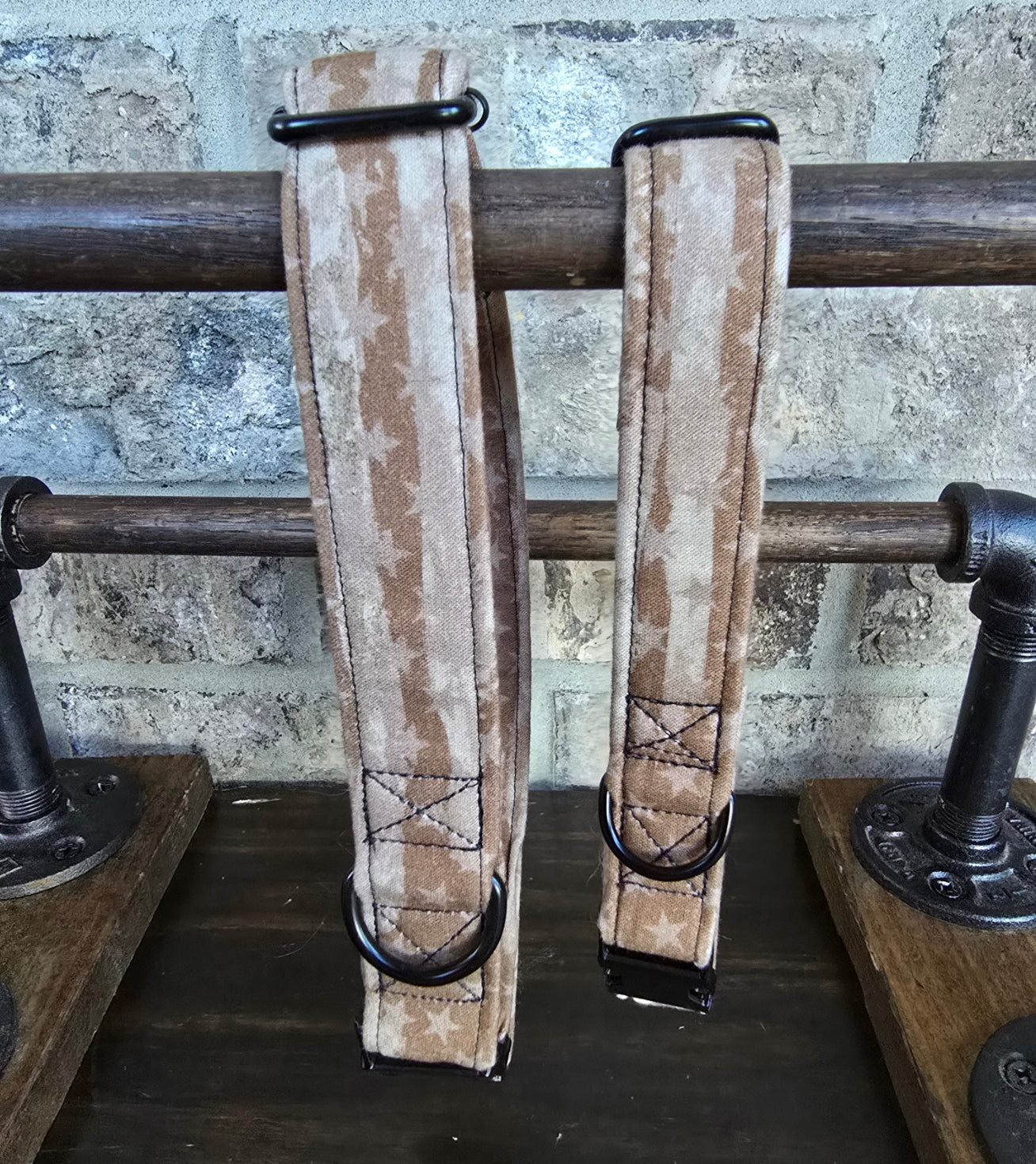 Brown Camo Flag Collar