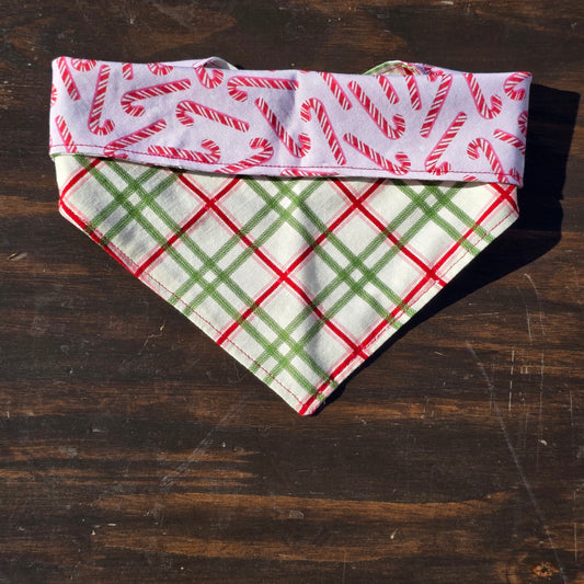 Pink Candy Cane Plaid