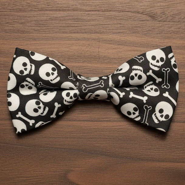 Skull Bow Tie