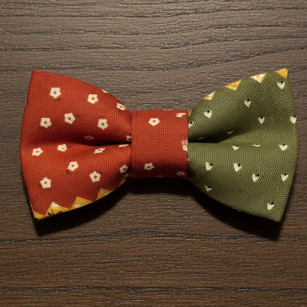 Fall Patchwork Bow Tie