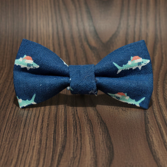 Christmas Shark Bow Tie