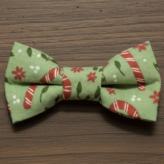 Candy Cane Bow Tie