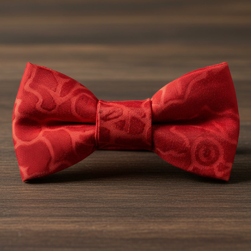 Red Holly Bow Tie