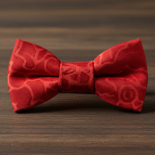 Red Holly Bow Tie