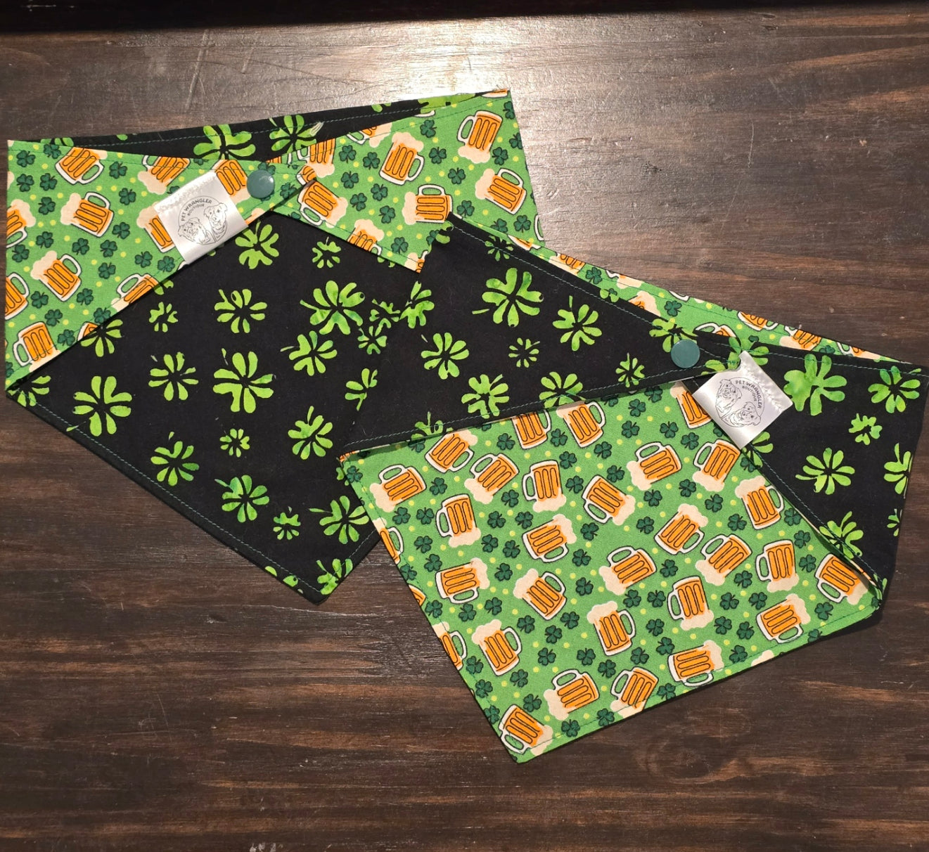 Sips and Clovers St. Patrick's bandana