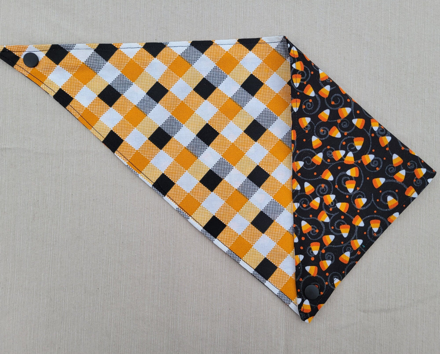 Halloween Dog Bandana Reversible Personalizable