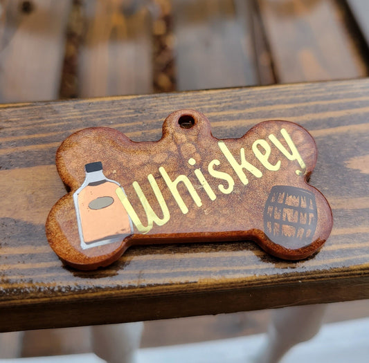 Whiskey Bourbon Dog Tag Personalized