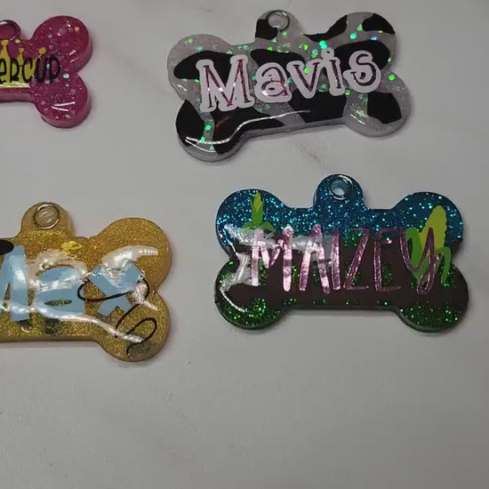 design your own resin dog tag